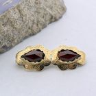 Image 7 of Vintage gold brooch with garnet