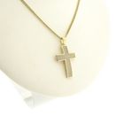 Image 8 of Gold cross with zirconia