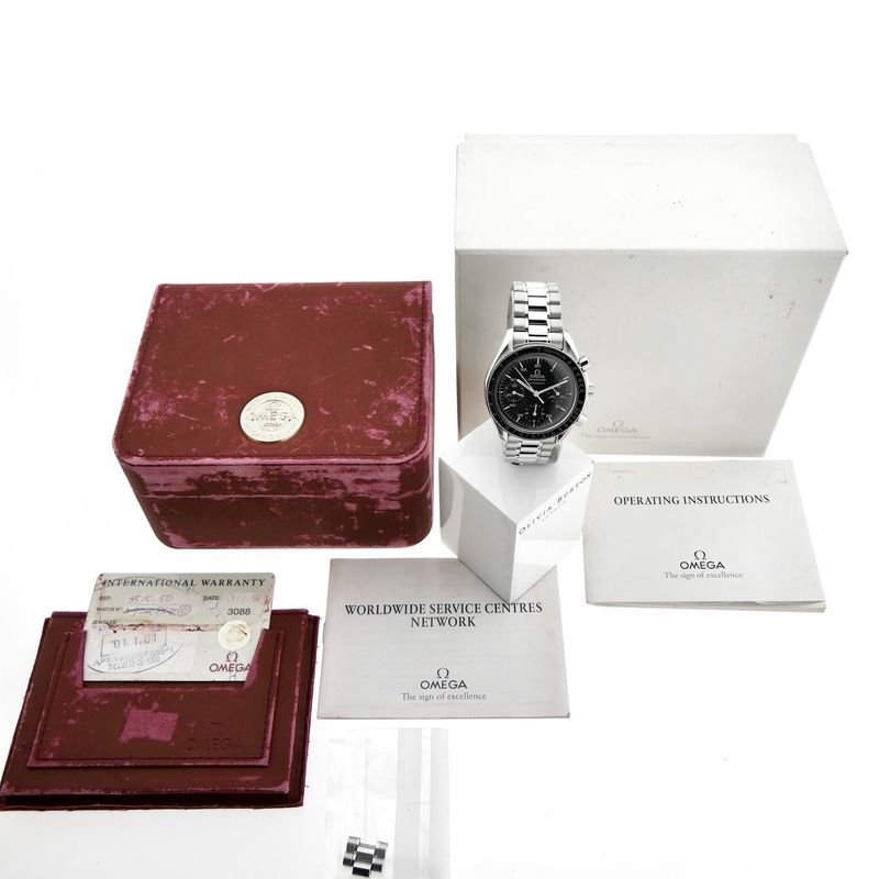 Image 11 of Omega Speedmaster Reduced 3510.50.00; Automatic Chronograph watch in full set