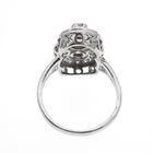 Image 7 of 18K white gold art deco engagement ring | 0.62 ct. diamonds