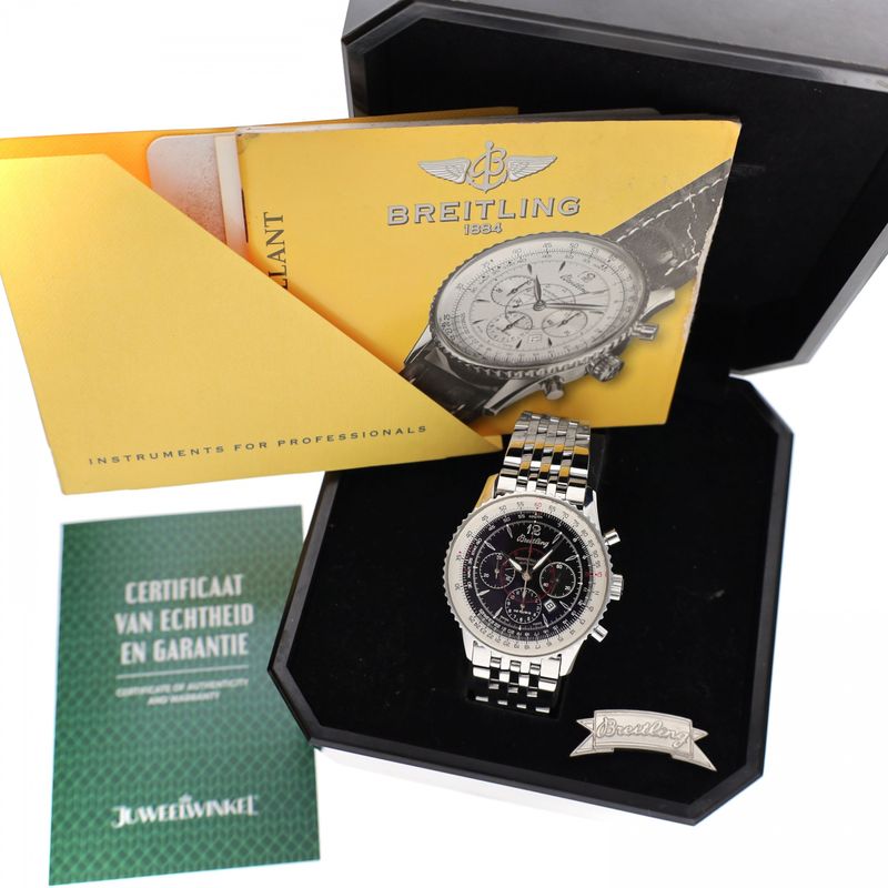 Image 13 of Breitling Montbrillant Chronograph 38mm A41370; Automatic Watch