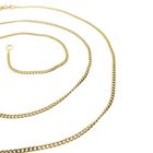 Image 4 of Gold gourmet link chain | 52 cm