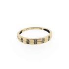 Image 6 of Gold subtle ring with diamond | 0.01 ct.