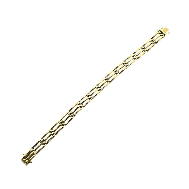 Image 7 of Gold fantasy link bracelet; 19.5 cm