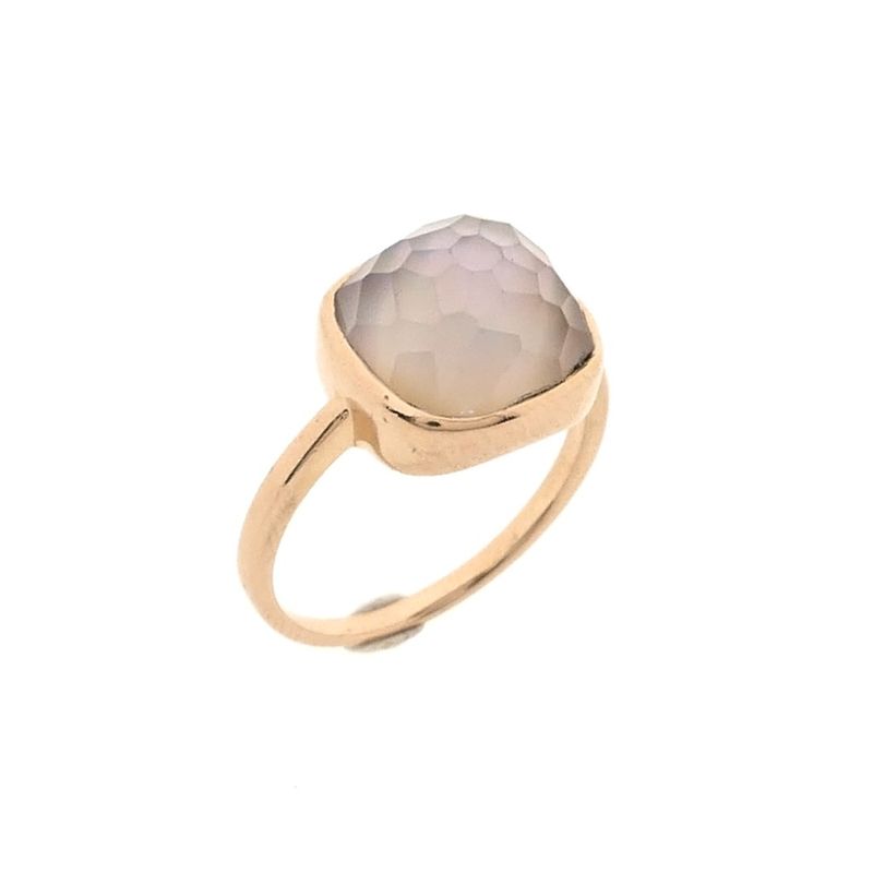 Image 1 of Rose gold ring with moonstone