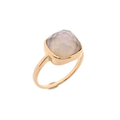 Rose gold ring with moonstone Image 1 of Rose gold ring with moonstone