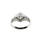 Image 4 of White gold ring with diamond 0.16 ct.