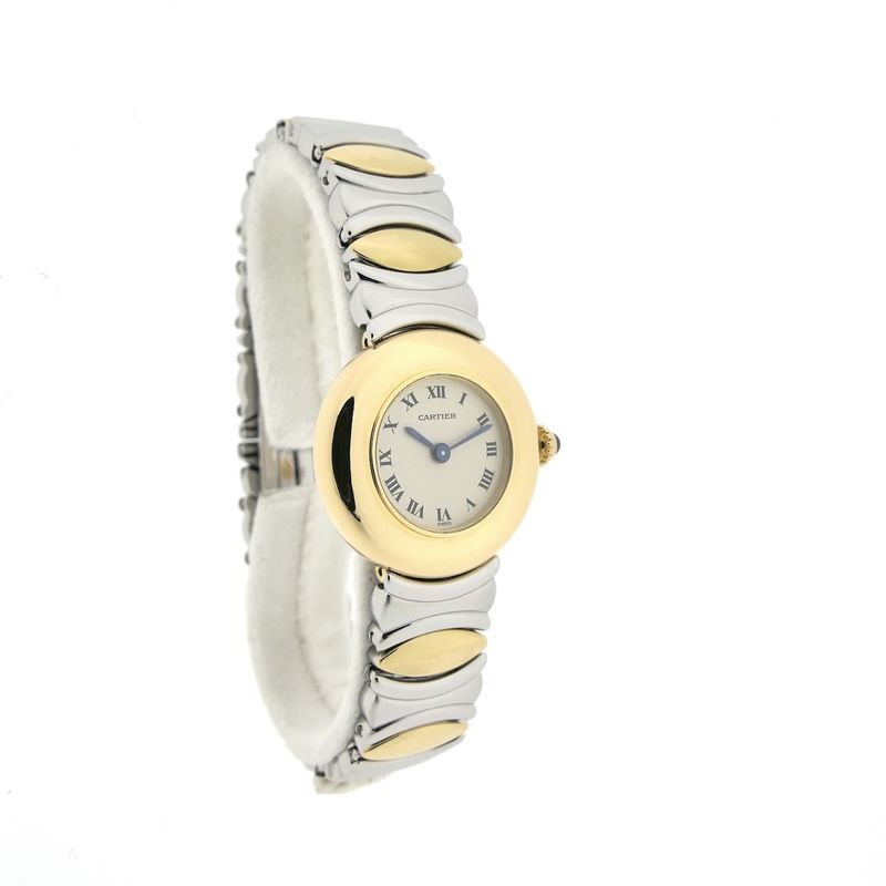 Image 3 of Cartier Colisèe Baignoire 8057908C; 18k gold ladies' watch