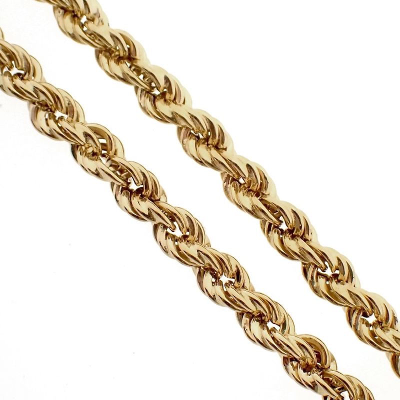 Image 3 of 18K Gold Twisted Link Chain | 61.5 cm