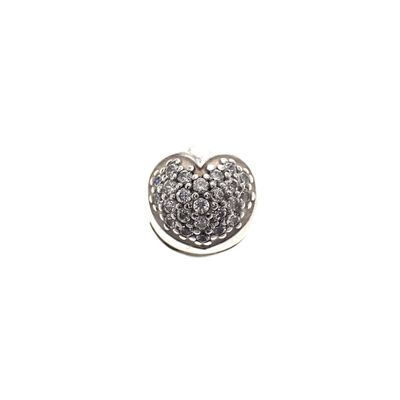 Pandora clip charm; Zirconia Heart Image 1 of Pandora clip charm; Zirconia Heart