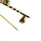 Image 6 of Antique gold brooch with garnet