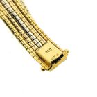 Image 6 of Tricolor gold omega link bracelet