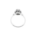 Image 3 of White gold solitaire ring with diamond; 0.43 ct.