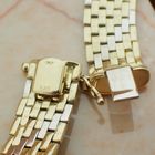 Image 6 of Two-tone gold panther link necklace | 45 cm