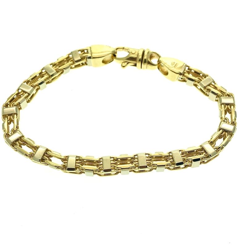 Image 1 of Gold magnum link bracelet | 22.5 cm