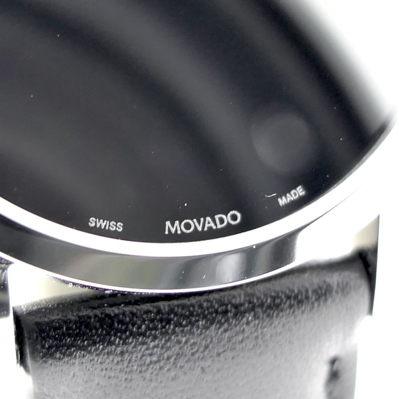 Image 5 of Movado Museum Classic; Steel women's watch with black dial; 0607583
