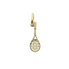 Image 1 of Gold pendant/charm of a tennis racket