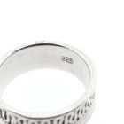 Image 3 of Silver ring with meander pattern