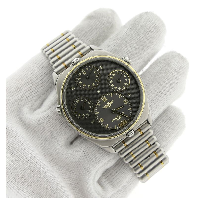 Image 5 of Breitling World 80840; Vintage men's pilot watch