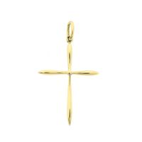 Gold pendant of a cross