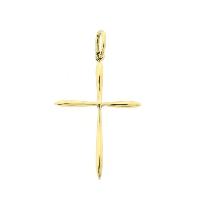 Image 1 of Gold pendant of a cross