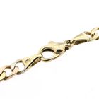 Afbeelding 4 van Tricolor gouden gourmetschakel ketting