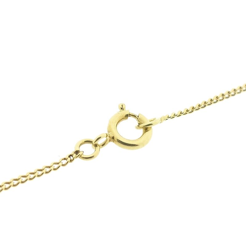 Image 4 of Gold gourmet link chain | 51 cm
