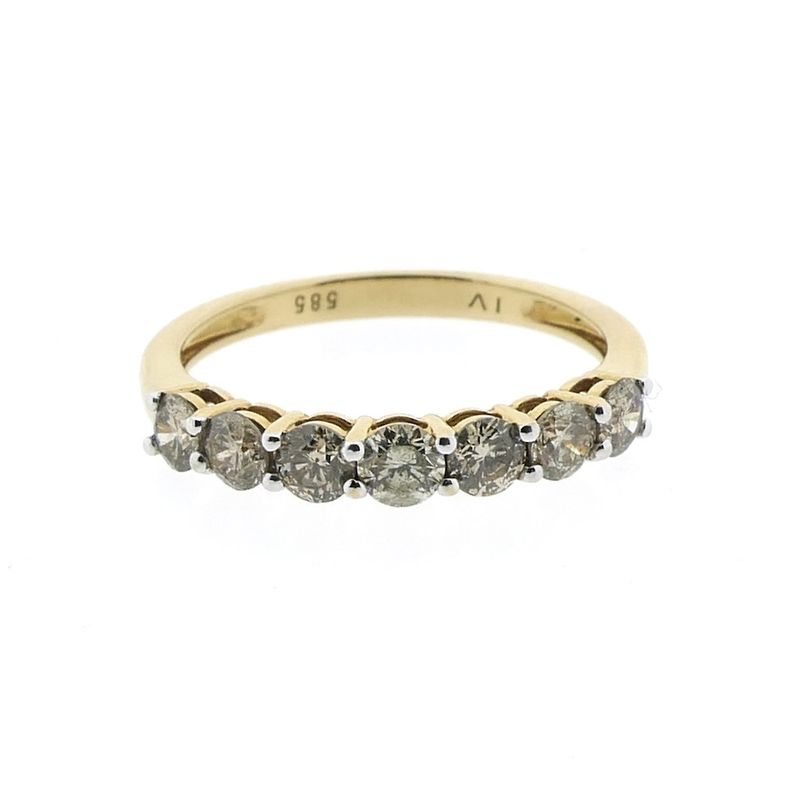 Image 3 of Gold ring with diamond | 1.05 ct.