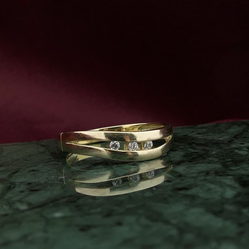 Image 7 of 8 carat ring with zirconia