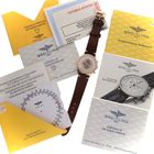 Image 2 of Breitling Navitimer Montbrillant 'Blue Angels' Limited Edition H30030.1; 18k Gold Watch