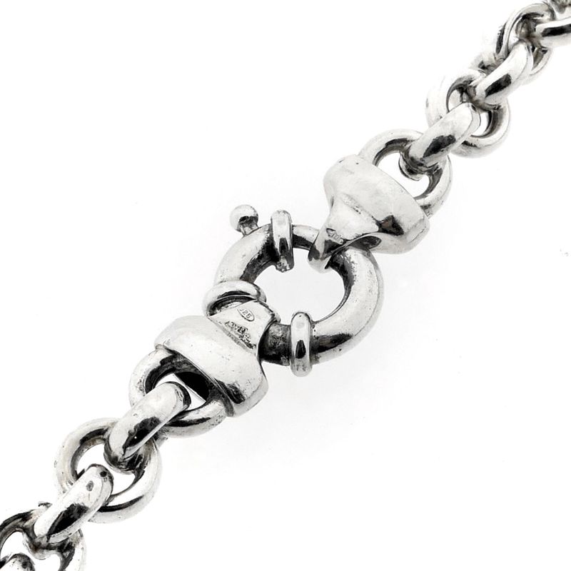 Image 6 of Silver Jasseron Link Necklace