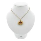 Image 3 of 18 carat gold pendant with goldstone