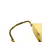 Image 8 of Gold stud earrings with green tourmaline