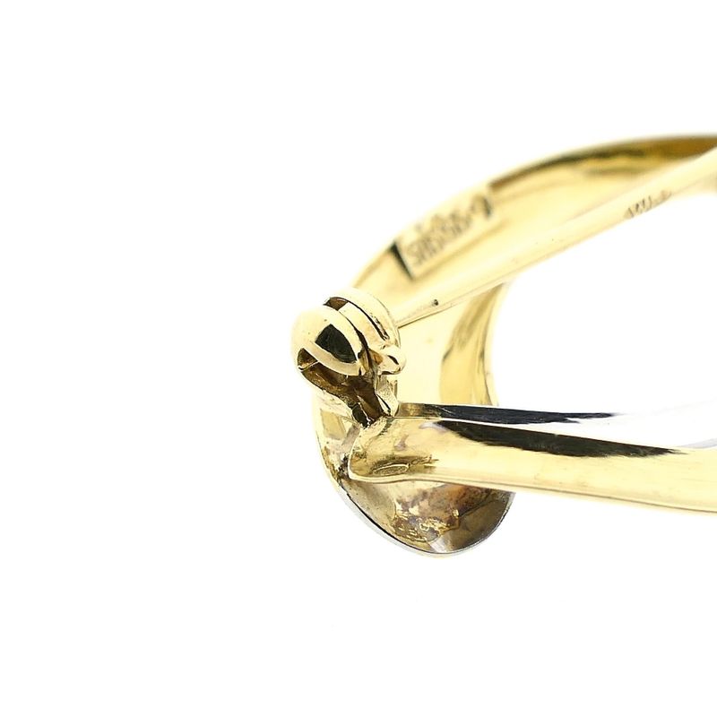 Image 5 of Bicolor Gold Brooch; 14 Karat