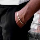 Afbeelding 7 van Gouden tennisarmband met diamant; 0,53 ct. 