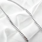 Image 6 of Silver gourmet link necklace | 47 cm