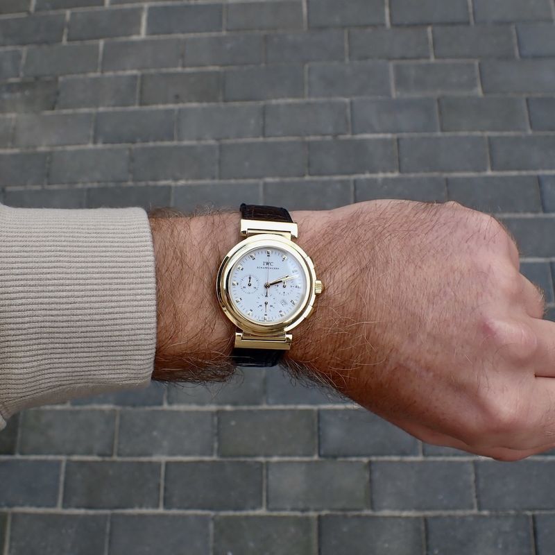 Image 10 of IWC Da Vinci SL Chronograph; 18k. men's watch