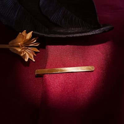 Golden tie slide Image 2 of Golden tie slide