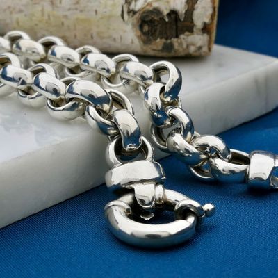 Image 2 of Silver Jassaron Link Bracelet