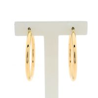 Gold earrings | Ø 37.2 mm