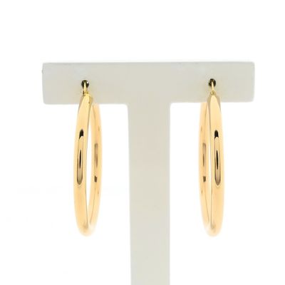 Image 1 of Gold earrings | Ø 37.2 mm