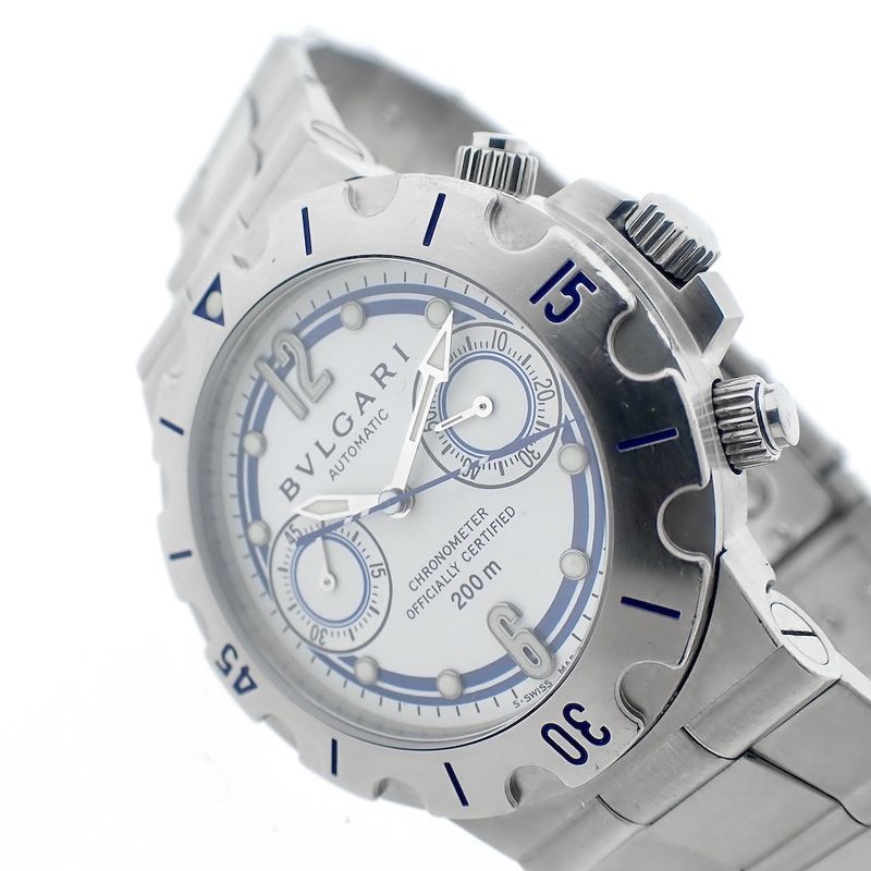 Image 10 of Bvlgari Diagono 'Nautor's Swan'; Limited Edition Chronograph Watch