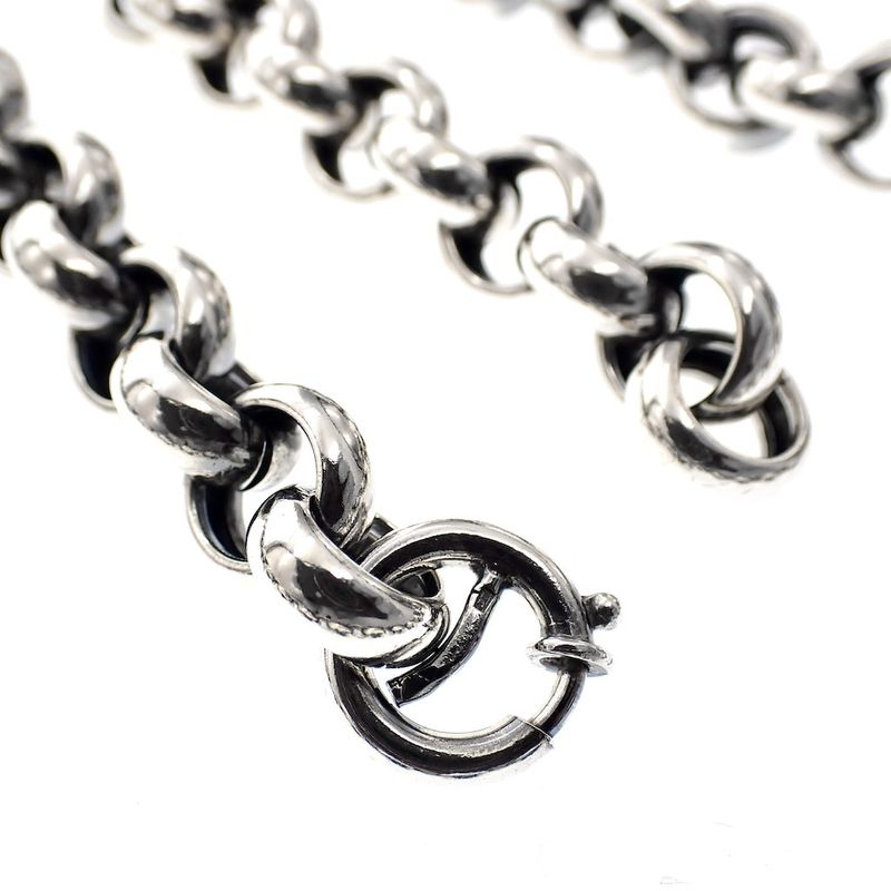 Image 3 of Silver jasseron necklace | 44 cm