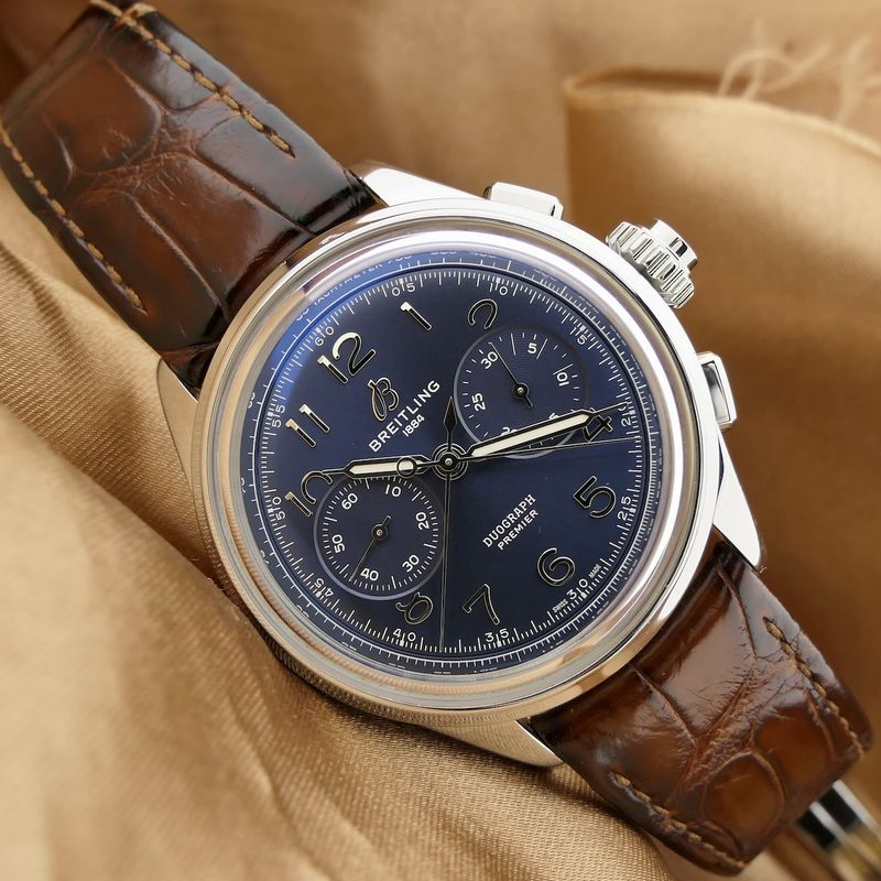 Image 10 of Breitling Premier B15 Duograph AB1510; Chronograph men's watch