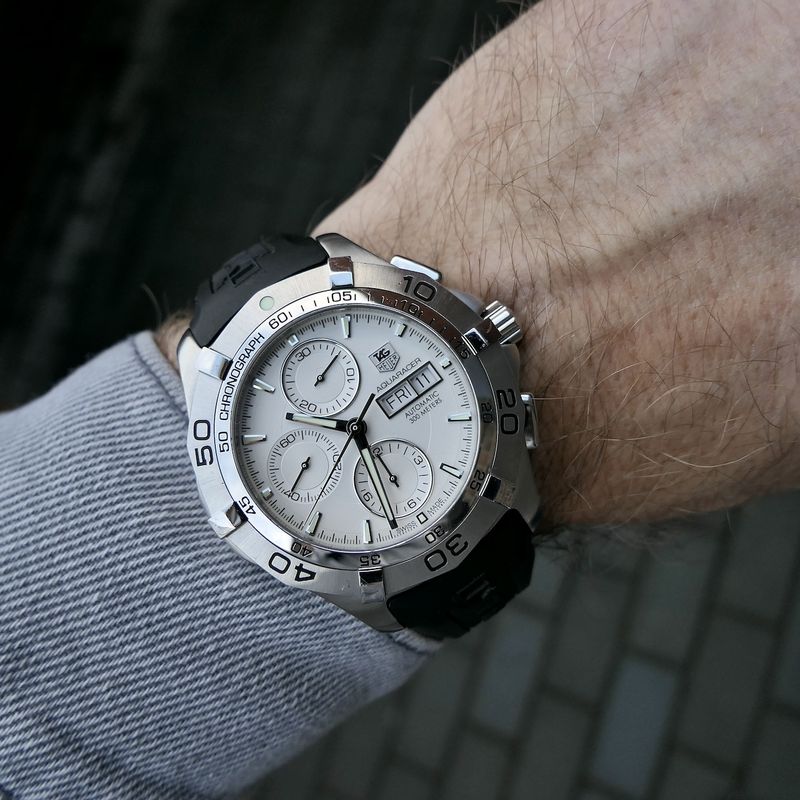 Image 19 of TAG Heuer Aquaracer Automatic CAF2011; Chronograph men's watch