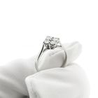 Image 7 of White gold ring with diamonds; 0.38 ct.