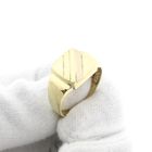 Image 9 of Two-tone gold signet ring