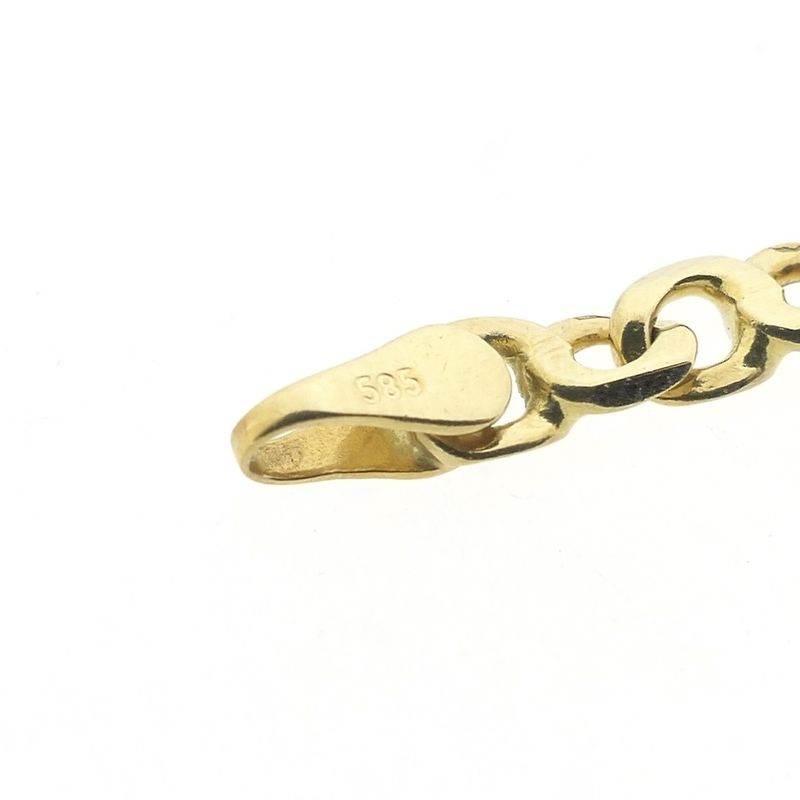 Image 6 of Two-tone gold fantasy link necklace