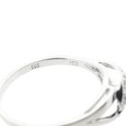 Image 6 of White gold ring with diamonds; 0.07 ct.