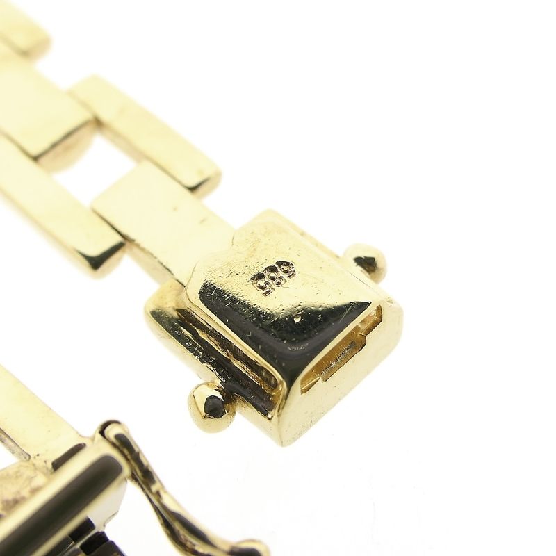 Image 5 of Gold Bismarck link bracelet | 18.5 cm